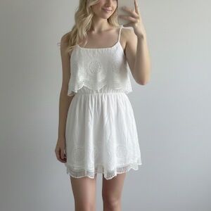 Charlotte Russe Ivory Lace Dress